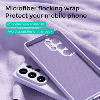 Ốp Silicon Lỏng Từ Tính Cho Samsung Galaxy S26 Ultra S26 Pro S26 Edge S25 S24 FE Ro Plus Ultra Edge Vỏ Mềm Chống Sốc