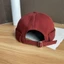 Mũ Docker PYCOU, Mũ da dưa Hip Hop có thể điều chỉnh, Mũ chống nắng thêu chữ thời trang không vành màu trơn Xuân hè