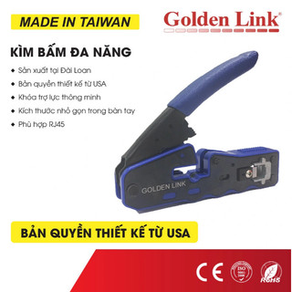 [Siêu Sale] [Chính hãng] Kìm bấm mạng đa năng Golden Link GL-012020 I GL-2005FC