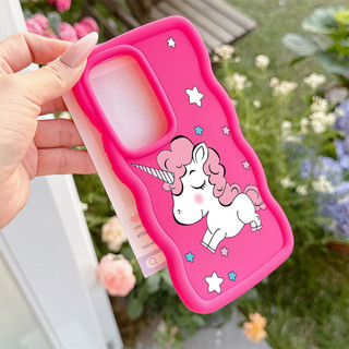 Vỏ Kỳ Lân Dễ Thương Cho Infinix Hot 30 30i 50 9 8 60 PLAY NOTE 40 PRO SMART 4 5 6 7 8 9 TECNO CAMON 18 19 20 SPARK 10 GO 2022 POVA 7 Vỏ TYYP