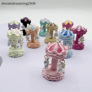 [dreamdreaming] 1 Chiếc Carousel Hợp Kim DIY Phụ Kiện Trang Sức Sáng Tạo Fany Giáng Sinh Trang Trí Ngày Lễ Carousel Ferris Bánh Xe Đồ Trang Trí Móc Khóa [zkm]