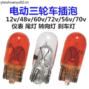Điện Ba Bánh Lắp Bóng Đèn 12V48V56V60V70V3W Xe Máy Dụng Cụ Biến Tín Hiệu Đuôi Bóng Đèn Phanh