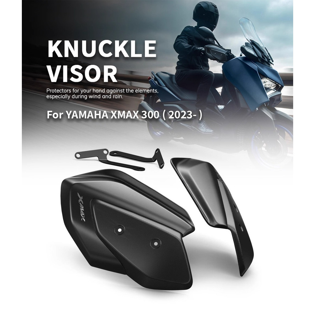 Dành Cho Xe Yamaha XMAX 300 2023-2025 Tay Cầm Kính Chắn Gió Tay Bảo Vệ Gió Chắn Gió Bên Bảng Điều Khiển Lưu Lượng Không Khí
