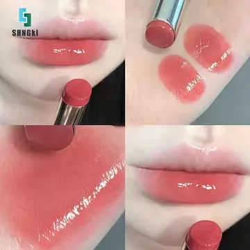 [SHNGki] Son Môi Silky Mirror Jelly Dưỡng Ẩm Lâu Dài 6 Màu Ánh Sáng Nước Son Bóng Chống Thấm Nước Son Tint Trang Điểm Mỹ Phẩm Nữ [MỚI]