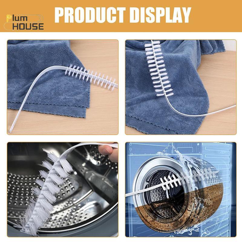 PlumHOUSE Bàn Chải Vệ Sinh Linh Hoạt Dài Đa Năng Duster Máy Giặt Máy Sấy Làm Sạch Máy Chà Lint Tẩy Tản Nhiệt Bụi Bàn Chải VN