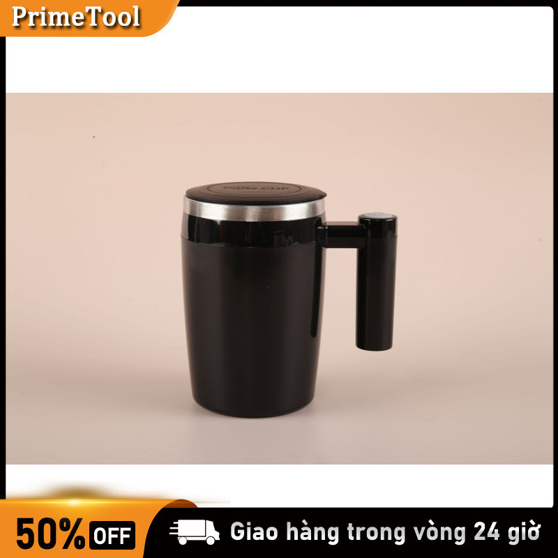 Cốc tự khuấy giữ nhiệt lâu - Tiết kiệm thời gian, Cốc Tự Động Khuấy, Cà Phê, Sữa Đa Năng, Inox 304, Hiển Thị Nhiệt Độ