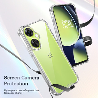 Dành Cho OnePlus Nord CE 3 / CE3 Lite / N30 5G Ốp điện thoại Pha Lê Trong Suốt Cứng Chống Mài 4 Vỏ Mỏng Chống Sốc