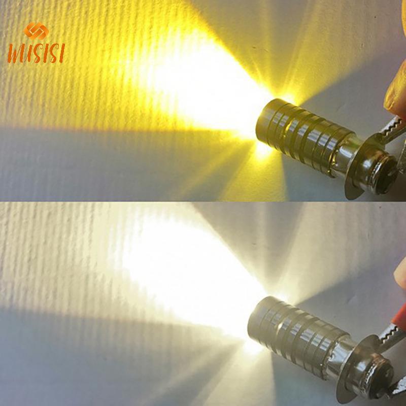 [WUSISI] Bóng đèn pha hai màu đa năng 12V P15D H6 PX15D LED Đèn pha xe máy H6 Xe tay ga Xe máy MỚI