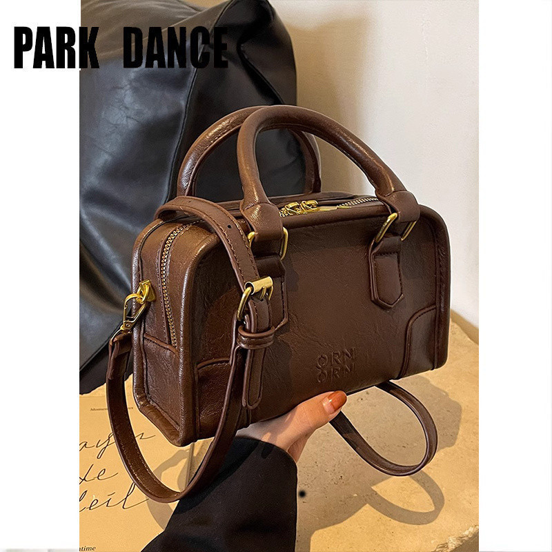 Authentic Women's Single Shoulder Bag New Model Women's Bag PARK DANCE Women's Summer Versatile Retro Fashion Single Shoulder Crossbody Bag Handheld Pillow Bag**--