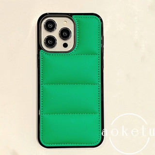 Thích hợp cho Apple 17promax màu cam xuống mùa thu đông vỏ điện thoại iPhone 16pro đơn giản 15 / 14 / 13pro bao gồm tất cả vỏ bảo vệ thời trang thương hiệu hợp thời trang