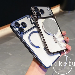 Thích hợp cho vỏ điện thoại iPhone 17 Promax mờ trong suốt chống rơi vỏ bảo vệ 16 Pro hút từ tính 15 / 14 / 13 / 12 / 11 lỗ chính xác bao gồm tất cả vỏ mềm ống kính