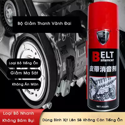 Dung dịch bôi trơn dây curoa giảm tiếng ồn Belt Silencer, Bôi Trơn, Bảo Dưỡng, Cánh Cửa, 450ml, Dây Curoa