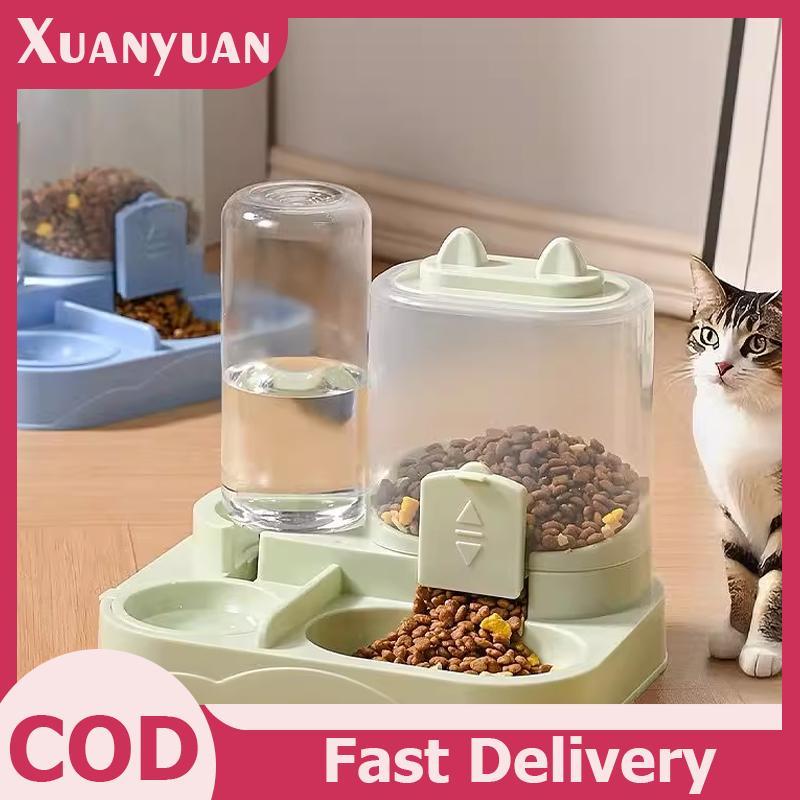 XUAN Gravity-Fed Tự Động Ăn Bát Thức Ăn Cho Chó Có Máy Đựng Nước Dung Tích Lớn Thức Ăn Cho Thú Cưng Hộp Đựng Đồ Cho Thú Cưng VN