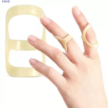 FASHE Hình Bầu Dục Nẹp Ngón Tay, Hỗ Trợ Nẹp Ngón Tay Chống Thấm Nước Hình Bầu Dục, Hỗ Trợ Ngón Tay Bảo Vệ Vòng Tay Vòng Tay Da Ngón Tay Khớp Ổn Định Biến Dạng Ngón Tay Búa