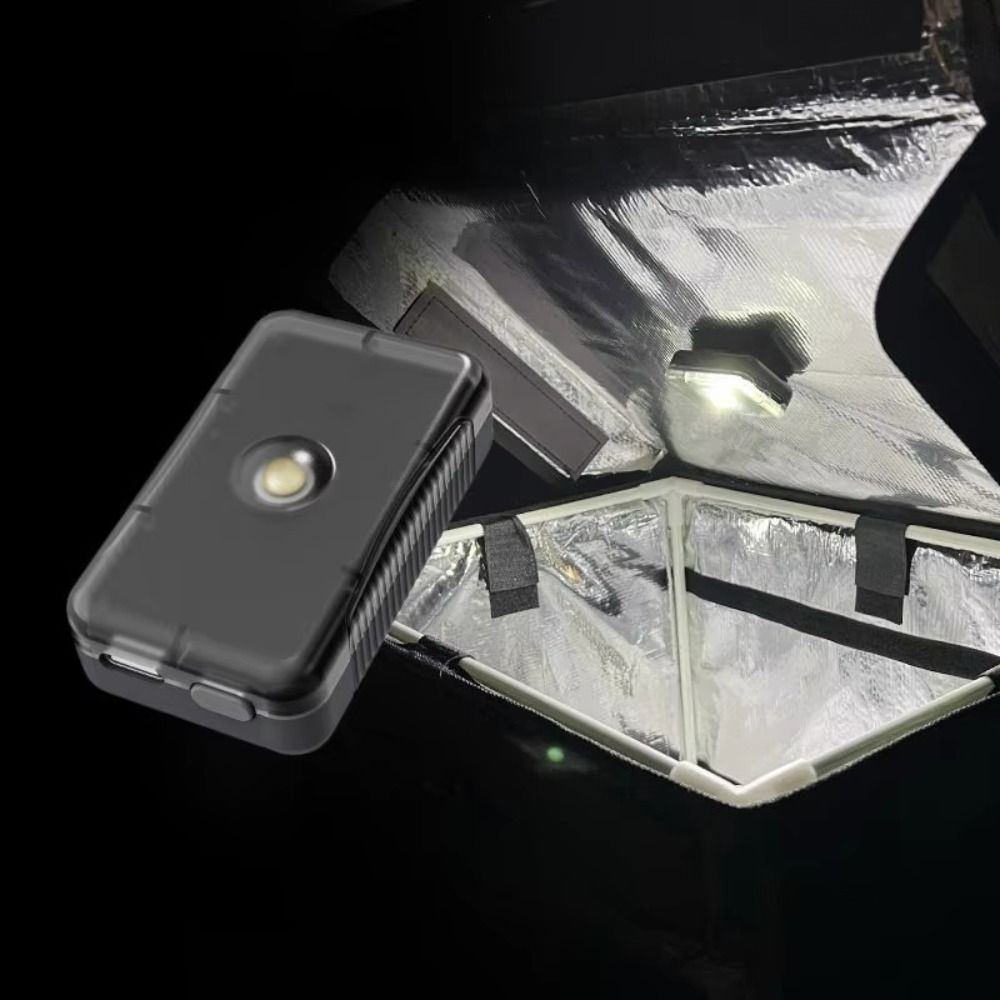 Đèn hộp đuôi xe máy LACYES, Đèn cảm biến LED cảm ứng có thể sạc lại loại C, Chất liệu ABS cảm biến tự động tiện lợi Tuổi thọ pin dài Đèn chống va chạm Thân xe ô tô