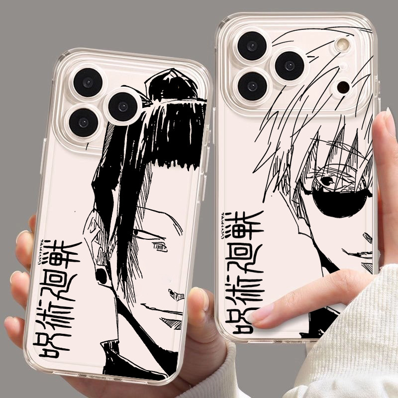 Phim Hoạt Hình Anime Jujutsu Kaisen Gojo Satoru Vỏ Điện Thoại Cho HUawei Magic 7 Lite Nova 3i 6se 5T 7i 7se 9se P30 Pro P40 Lite Y9 Prime 2019 Clear Ryomen Sukuna Thời Trang Trong Suốt