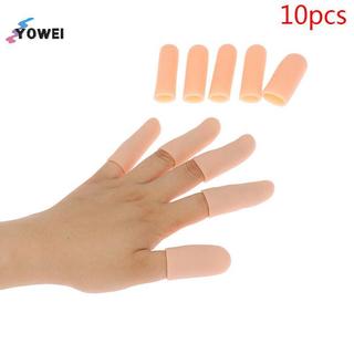 YOWEI 10 Cái / bộ Silicon Gel Ống Tay Băng Bảo Vệ Ngón Tay Giảm Đau Ngón Tay Cái Mũ VN