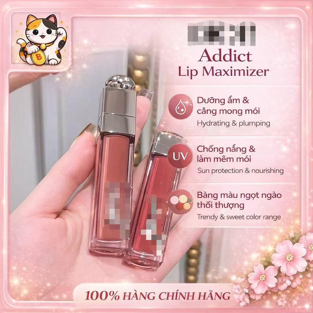 【Chính Hãng】💋Son 𝔻𝕚𝕠𝕣 Lip Maximizer 6ml Dưỡng Bóng Căng Môi  Full Box / Full Size💋