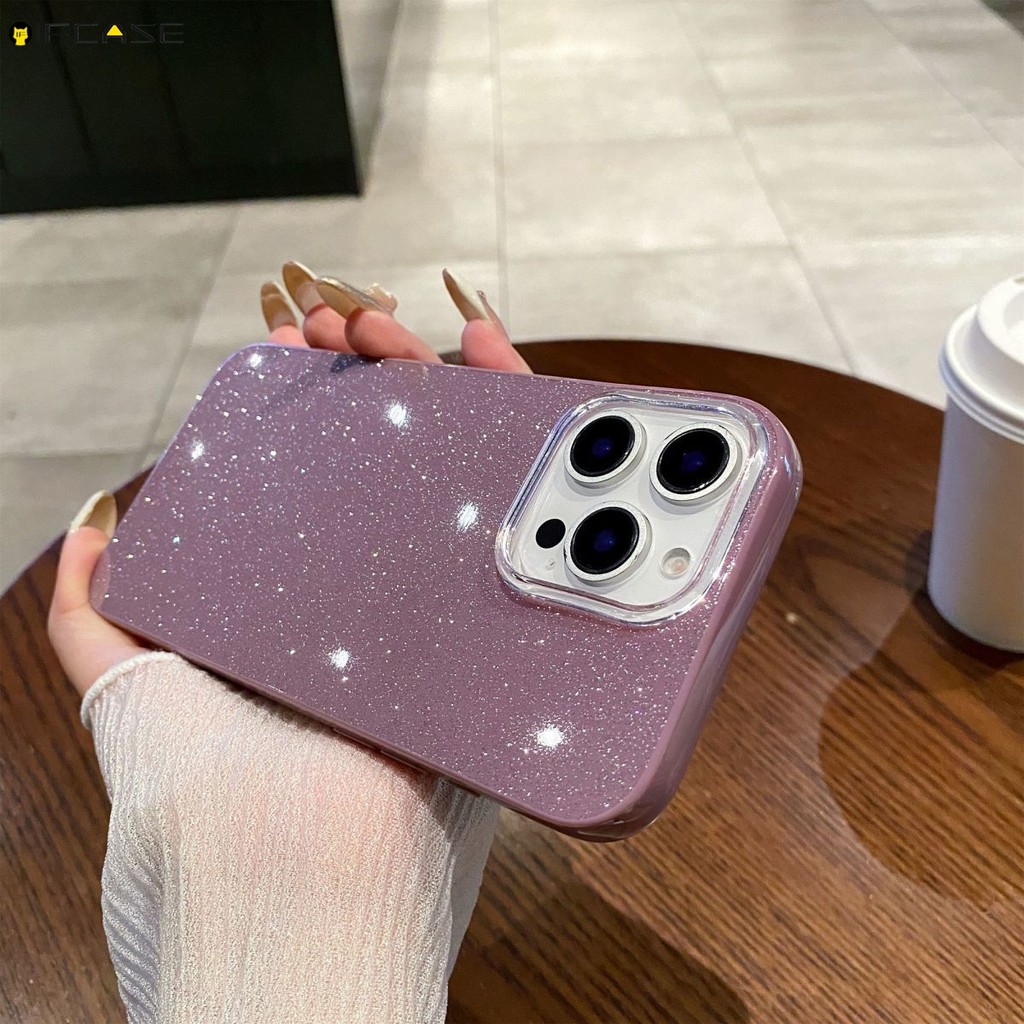 Dành Cho Xiaomi 17 Pro Max 15 Ultra 15T 14T Pro Mi 11 Lite 11i HypreChrge 5G 4G Vỏ Điện Thoại Sang Trọng Sáng Bóng Màu Hồng Dễ Thương Dreamy Girl Girls Lấp Lánh IMD Vỏ