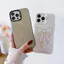 Ốp Lưng Cho OPPO A5X A3 A96 A95 A76 A74 A60 A58 A57 A53 A38 A18 A17 A16 A15 A7 A5 Reno 14 13 12 11 10 Pro 8 7Z 8Z 6 Mạ Acrylic IMD Case Motif Bowknot CYIM144
