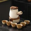 Nến Ấm Trà Đế Hộ Gia Đình Bao Quanh Bếp Làm Trà Ấm Nồi Bếp Nhỏ Ấm Sữa Ấm Có Nắp Stoneware Ấm Trà YD4J