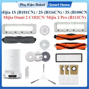 Phụ Kiện Robot Mijia 1S B101CN, 2S B116CN, 3S B108CN, Mijia Omni2 C102CN, Mijia 2 Pro B113CN/ Chổi Lăn, Chổi Cạnh, Lọc//