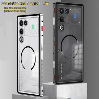 Dành Cho ZTE Nubia Red Magic 11 Air 11Air Ốp Lưng Mỏng & Nhẹ Snap-on Thiết Kế Mở Khóa Ốp Lưng Kim Loại Mờ PC Mặt Sau Vỏ Điện Thoại Từ Tính RedMagic 11 Air