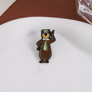 Trâm Huy Hiệu Kim Loại Nhân Vật Yogi Bear Cổ Điển, Phù Hợp Làm Quà Tặng Trẻ Em