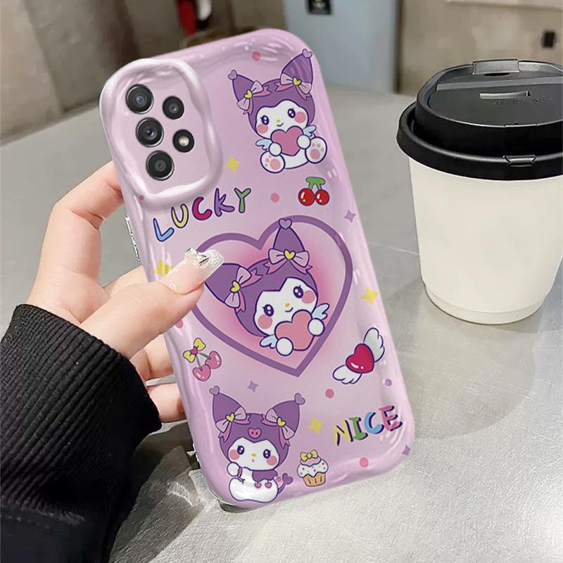 Ốp Silicon Hoạt Hình Cho Samsung A13 A23 A33 A32 A52 A52S 5G 3D TPU Mềm Sanrio Kuromi Cặp Đôi My Melody Vỏ Điện Thoại Chống Sốc