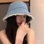 Mũ Bucket Nữ Tai Bèo Vành Rộng Viền Ren Thời Trang Hàn Quốc, Mũ Bucket Nữ Đi Chơi Đi Biển Ulzzang