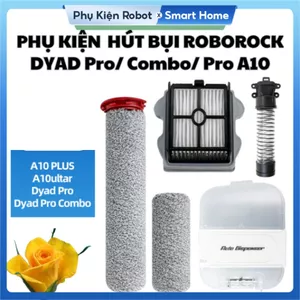 Phụ kiện thay thế cho máy hút bụi cầm tay Roborock Dyad Pro: Con lăn, Lọc bụi, nước lau sàn