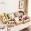 TRTR Giỏ đựng đồ đa năng Giả mây Máy tính để bàn Đồ lặt vặt Sắp xếp Mỹ phẩm Sna Giỏ Trang trí nhà VN