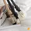 Thắt lưng mỏng nữ retro với dây da và hợp kim màu xanh, phù hợp trang trí cho váy hàng ngày