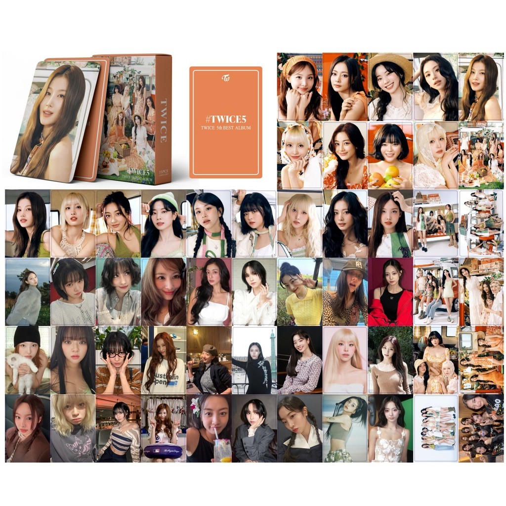 55 chiếc TWICE Chiến lược Lomo thẻ MISAMO HAUTE COUTURE mini Album thứ 14 DIVE NAYEON NA album Photocards Jeongyeon Momo Sana Jihyo Mina Dahyun Chaeyoung Tzuyu Bưu thiếp