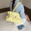 Đơn Giản Dung Tích Lớn Ren Tương Phản Màu Nách Túi Nữ Châu Âu Mỹ Thời Trang Cao Cấp Đi Chơi Đi Làm Một Mòn