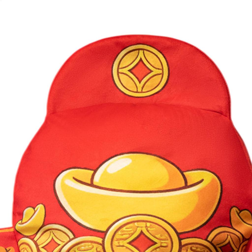 Chinese God of Wealth Hat Plush Cosplay Headgear Photo Booth Headgear for Halloween Costume Parties Comic gelhvn