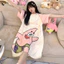 Cửa hàng váy ngủ xuyên biên giới Váy ngủ dáng rộng Nữ sinh Hoạt hình ngọt ngào Loungewear