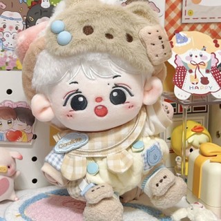 Chào Mừng Chó Con Gấu Bánh Quy 20Cm Quần Áo Bé Búp Bê Cotton 20Cm Bộ Quần Áo Bé Búp Bê Dễ Thương Trang Phục 4.16