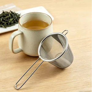 Bộ lọc trà bằng thép không gỉ Treo tai đơn Trà rò rỉ Máy pha trà Cà phê