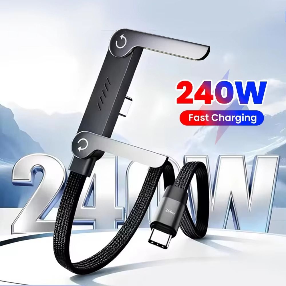 Dây sạc nhanh DOAOV78N, Cáp USB loại C sang C nhẹ hai đầu, Dây sạc nhanh C đến C 1.5M Cáp dữ liệu loại C Phụ kiện điện thoại di động