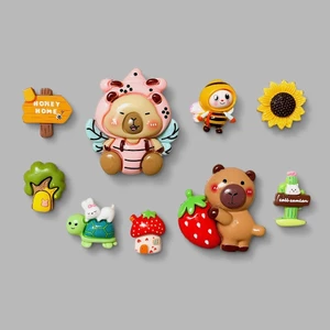 Set Charm Capybara Khu Vườn Nhỏ Charm Crocs Capybara Dễ Thương Charm Gắn Dép Crocs Cute Phụ Kiện Crocs Capybara Ong Mật