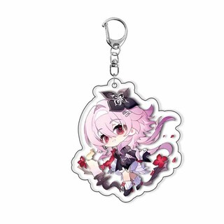 Game Honkai Star Rail Cosplay Keychain Anime Character Helektra March 7th Cyrene DanHeng Acrylic Key