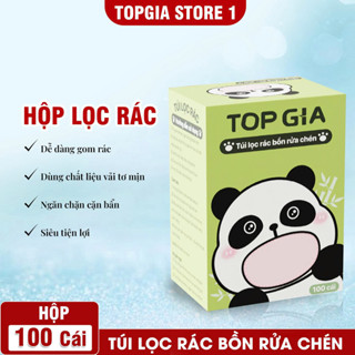 Combo 300 túi lọc rác TopGia bọc đựng rác bồn rửa tiện lợi siêu tiết kiệm TopGia Store 1