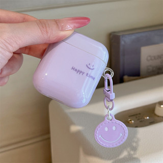 Khuôn mặt cười đơn giản cho Airpods4 AirPods 1 / 2 3 Pro Pro2 pro3 Bộ tai nghe Bluetooth không dây Vỏ bảo vệ tai nghe AirPods Pro i3 i4 pro3