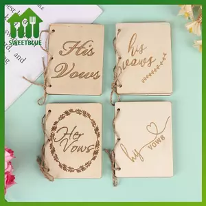 SWEET 2 Chiếc Đám Cưới Vow Sách Cưới Vow Notebook Sáng Tạo Chắc Chắn Giấy Kraft Sổ Tay n