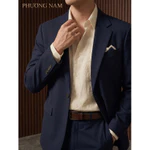 Bộ Vest Nam Công Sở Cao Cấp PHƯƠNG NAM® - Vest Nam Form Chuẩn Hàn Quốc, Vải Dày Dặn Tôn Dáng (Kèm Quần Âu) — ảnh 6