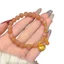 Vòng Tay Fujia Thiết Kế Sang Trọng Với Hạt Màu Mặt Trời - Phong Thủy May Mắn