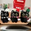 Móc khóa mèo sang trọng Giáng sinh hoạt hình Bapa treo trang trí Kawaii Túi đồ chơi búp bê nhồi bông mềm Mặt dây chuyền Quà tặng cặp đôi [mới]