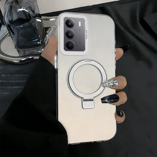 2026 Ốp Lưng Cho Realme c75 c71 c75x c73 C85 4g Vỏ Điện Thoại Vỏ Cứng Chống Sốc Thiết Kế Mới Thẩm Mỹ Có Giá Đỡ Xanh CYFXZJ3