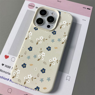 Ốp Lưng iPhone TPU Hoạ Tiết Da Mềm Hoa May Mắn Chống Sốc, Chống Bẩn - iP X/XS/11/12/13/14/15/16/17/Plus/Pro/Max/Air
